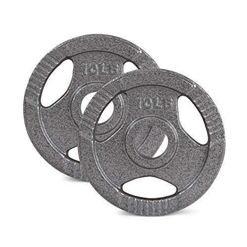 LIONSCOOL 2-Inch Olympic Grip Plate for Strength Training, Weightlifting and Bodybuilding