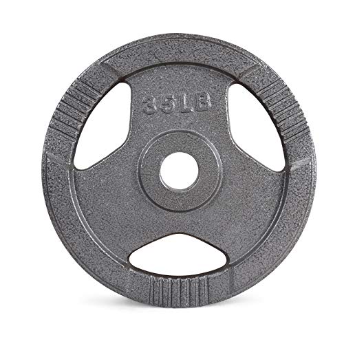 LIONSCOOL 2-Inch Olympic Grip Plate for Strength Training, Weightlifting and Bodybuilding