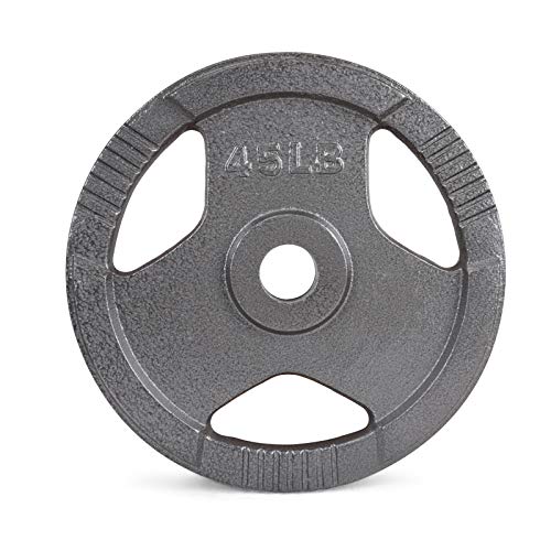 LIONSCOOL 2-Inch Olympic Grip Plate for Strength Training, Weightlifting and Bodybuilding