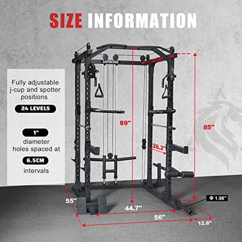 Gym master best sale power rack